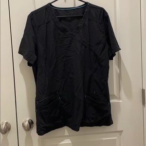 Black scrub top